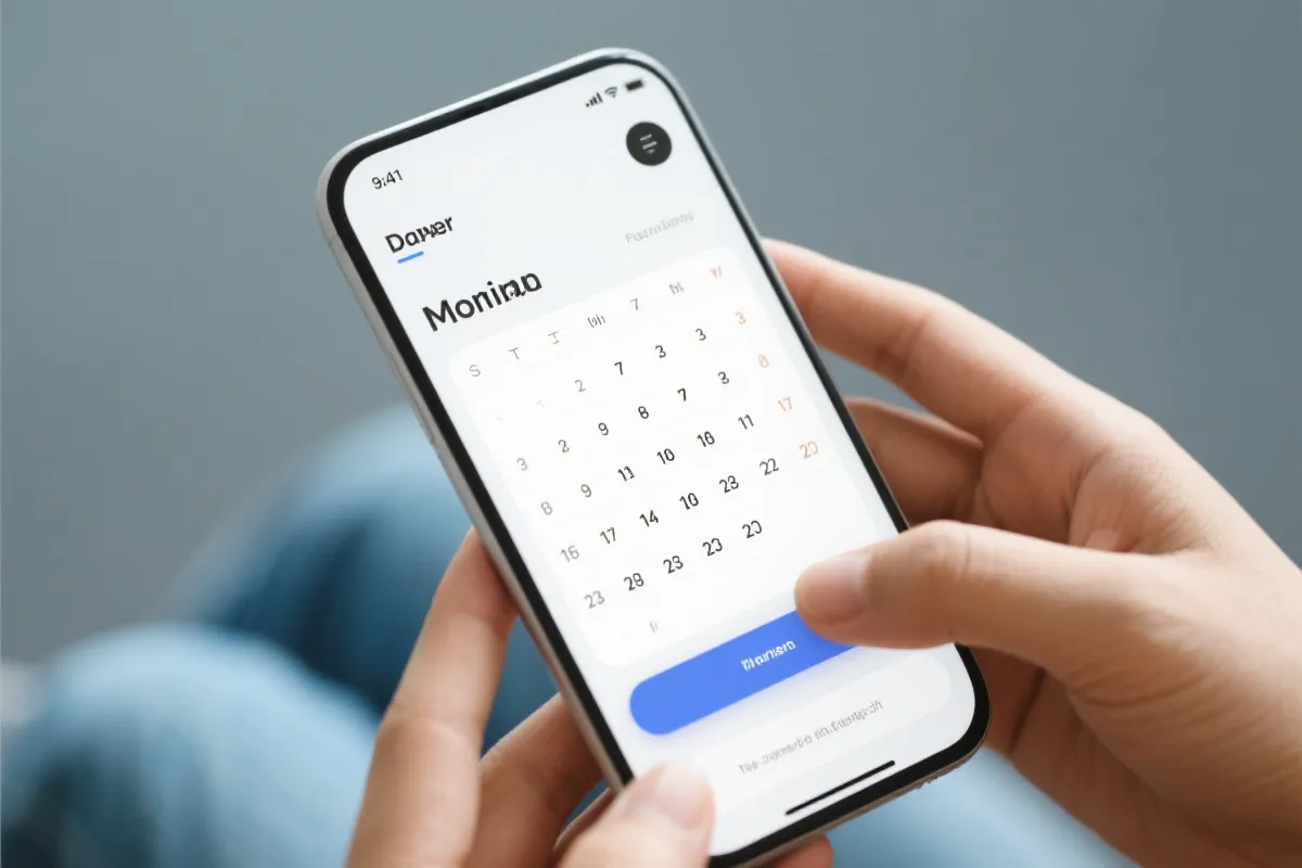 时间表界面示意